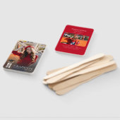 Afstuderen 2025 Wit Rood Afstudeerder Foto's Aange Handwaaier (Niet-gemonteerd)