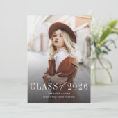 Afstuderen 2026 2 foto's aankondiging (Staand voorkant)