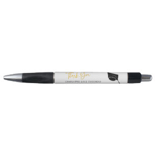 Afstuderen 2026 Elegante Script Bedankt Pen