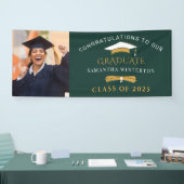Afstuderen 2026 Foto Groene Afstudeerfeest Spandoek (Beurs)