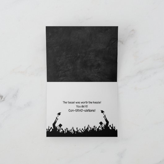 Afstuderen 2026 Gefeliciteerd met je werk Kaart (Binnen)