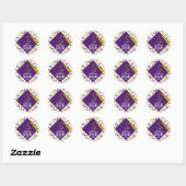 Afstuderen 2026 Klassieke Ronde Sticker (Vel)