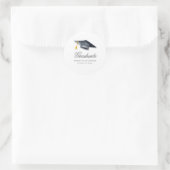 Afstuderen 2026 Kwast Handgeschreven Script Ronde Sticker (Tas)