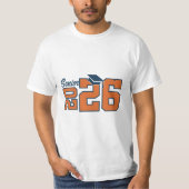 Afstuderen 2026" "Senior Class of 2026" Retro T-shirt (Voorkant)