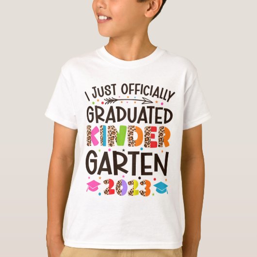 Afstuderen 202 voor officieel gediplomeerde kinder t-shirt (Voorkant)