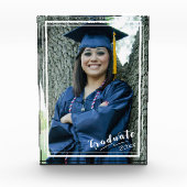 "Afstuderen 20xx" 5x7 verticaal witte rand Fotoblokken (Voorkant)