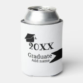 Afstuderen 20XX afstuderen pet eenvoudig Minimal M Blikjeskoeler (Blikje Voorkant)