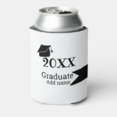 Afstuderen 20XX afstuderen pet eenvoudig Minimal M Blikjeskoeler (Blikje Achterkant)