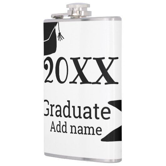 Afstuderen 20XX afstuderen pet eenvoudig Minimal M Heupfles (Links)