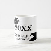 Afstuderen 20XX afstuderen pet eenvoudig Minimal M Koffiemok (Center)