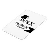 Afstuderen 20XX afstuderen pet eenvoudig Minimal M Magneet (Linkerzijde)