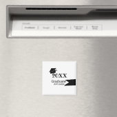 Afstuderen 20XX afstuderen pet eenvoudig Minimal M Magneet (Insitu (Vaatwasser))