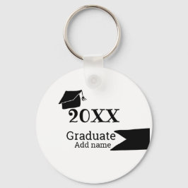 Afstuderen 20XX afstuderen pet eenvoudig Minimal M Sleutelhanger