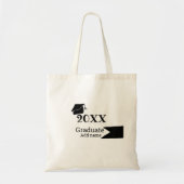 Afstuderen 20XX afstuderen pet eenvoudig Minimal M Tote Bag (Voorkant)