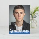 Afstuderen 20XX | Moderne aangepaste foto Kaart (Staand voorkant)