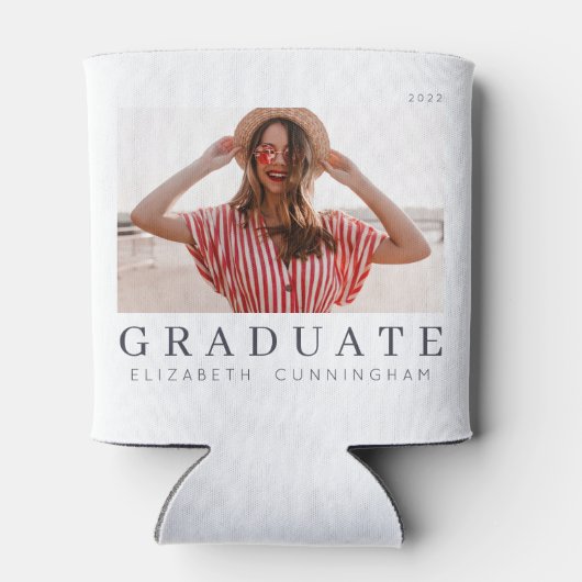 Afstuderen 20XX Moderne, eenvoudige, minimalistisc Blikjeskoeler (Achterkant)