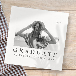 Afstuderen 20XX Moderne, eenvoudige, minimalistisc Servet