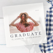 Afstuderen 20XX Moderne, eenvoudige, minimalistisc Servet