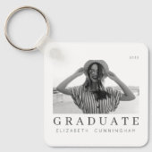 Afstuderen 20XX Moderne, eenvoudige, minimalistisc Sleutelhanger (Voorkant)