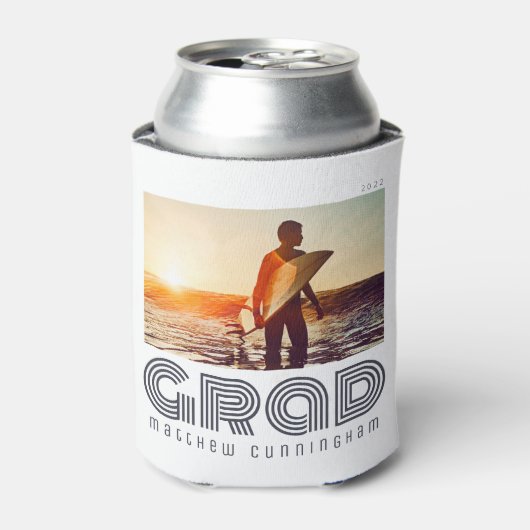 Afstuderen 20XX Retro Cool Simple Afstudeerder Yea Blikjeskoeler (Blikje Voorkant)