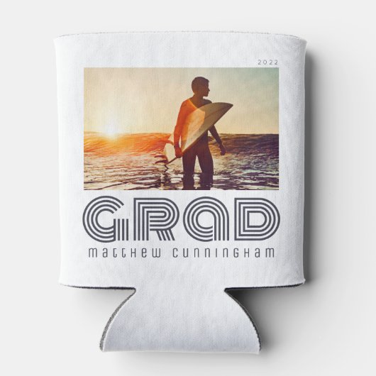 Afstuderen 20XX Retro Cool Simple Afstudeerder Yea Blikjeskoeler (Achterkant)