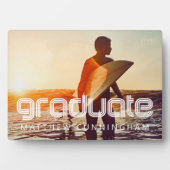 Afstuderen 20XX Retro Cool Simple Afstudeerder Yea Fotoplaat (voorkant)