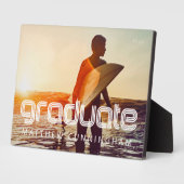 Afstuderen 20XX Retro Cool Simple Afstudeerder Yea Fotoplaat (Zijkant)