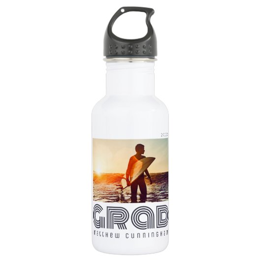 Afstuderen 20XX Retro Cool Simple Afstudeerder Yea Waterfles (Voorkant)