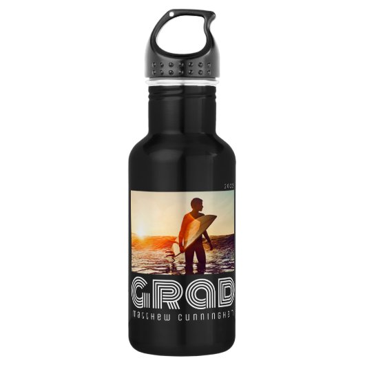 Afstuderen 20XX Retro Cool Simple Afstudeerder Yea Waterfles (Voorkant)