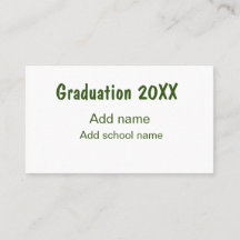Afstuderen 20XX Voeg jaarnaam school groen modern