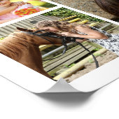 Afstuderen 21 Aangepaste kleur voor Photo Collage  Poster (Hoek)