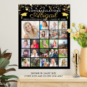 Afstuderen 22 Aangepaste kleur voor Photo Collage  Poster