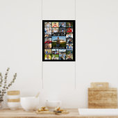 Afstuderen 23 Foto's voor persoonlijke kleuren Poster (Keuken)