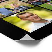 Afstuderen 23 Foto's voor persoonlijke kleuren Poster (Hoek)