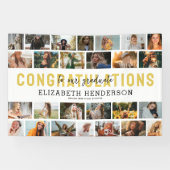 Afstuderen 26 Fotocollage Afstuderen Spandoek (Horizontaal)