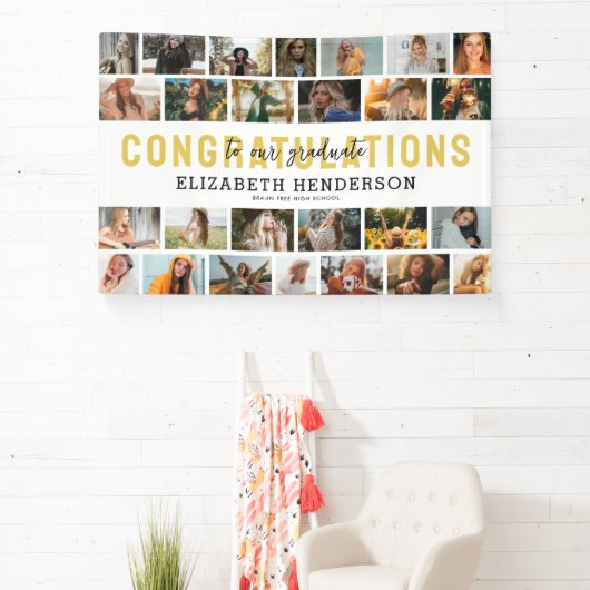 Afstuderen 26 Fotocollage Afstuderen Spandoek (Insitu)