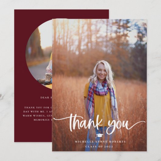 Afstuderen 2 Foto bedankt (Voorkant / Achterkant)