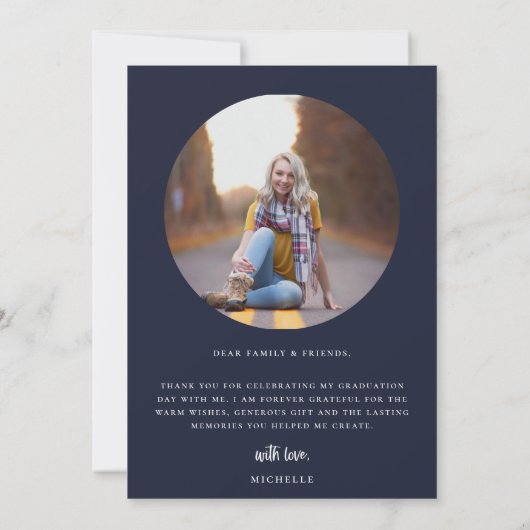 Afstuderen 2 Foto bedankt (Achterkant)