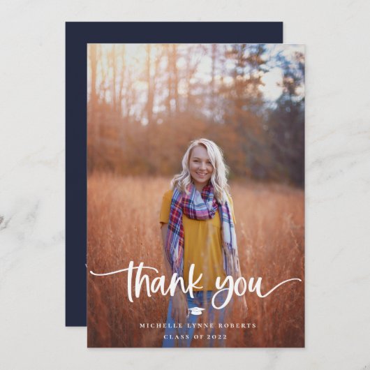 Afstuderen 2 Foto bedankt (Voorkant / Achterkant)