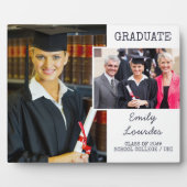 Afstuderen 2 Foto Collage Persoonlijk Fotoplaat (Voorkant)