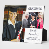 Afstuderen 2 Foto Collage Persoonlijk Fotoplaat (Zijkant)