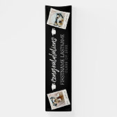 Afstuderen 2 Foto - felicitaties afstuderen Spandoek (Verticaal)