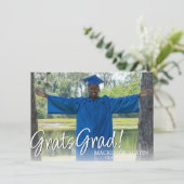 Afstuderen 2 Foto | Geavanceerde eenvoudige aanden Kaart (Staand voorkant)