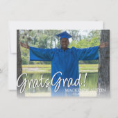 Afstuderen 2 Foto | Geavanceerde eenvoudige aanden Kaart (Voorkant)