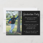 Afstuderen 2 Foto | Verfijnde gouden aandenken Kaart (Achterkant)