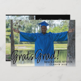 Afstuderen 2 Foto | Verfijnde gouden aandenken Kaart