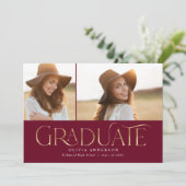 Afstuderen 2 foto-waterverf botanische Bourgogne Aankondiging (Staand voorkant)