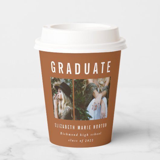 Afstuderen 2: typografie van terracotta papieren bekers (Achterkant)