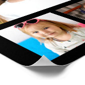 Afstuderen 32 Fotocollage Klasse Jaar Custom Poster (Hoek)