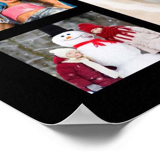 Afstuderen 35 Aangepaste kleur voor Photo Collage Poster (Hoek)